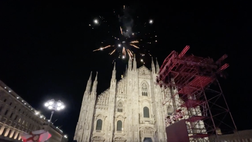 VIDEO / Inter-Milan 1-0: festa grande in piazza Duomo con fuochi d’artificio