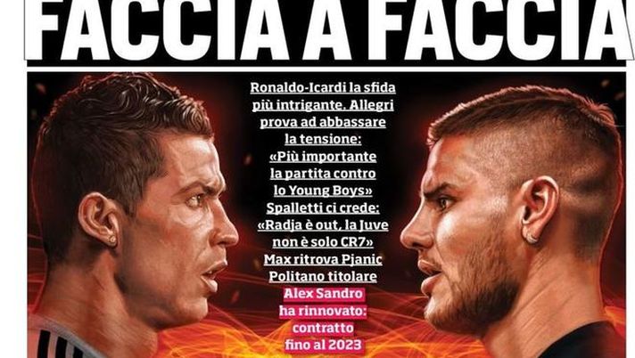 Prima Pagina, Corriere dello Sport: “Faccia a faccia. Torna Prandelli. Sarri, prima crisi: peggio di Conte…” 