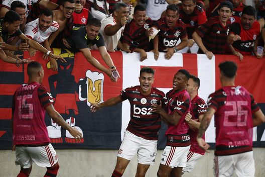 RIO DE JANEIRO, BRAZIL - NOVEMBER 10: Reinier of Flamengo celebrates his goal with teammates during a match between Flamengo and Bahia as part of Brasileirao Series A 2019 at Maracana Stadium on November 10, 2019 in Rio de Janeiro, Brazil. (Photo by Wagner Meier/Getty Images) Calciomercato Torino, dalla Spagna: “Granata in lizza per Reinier del Real Madrid”- immagine 2