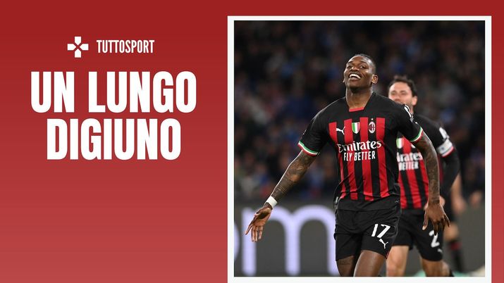 Rafael Leao AC Milan Napoli-Milan 0-4 Serie A 2022-2023