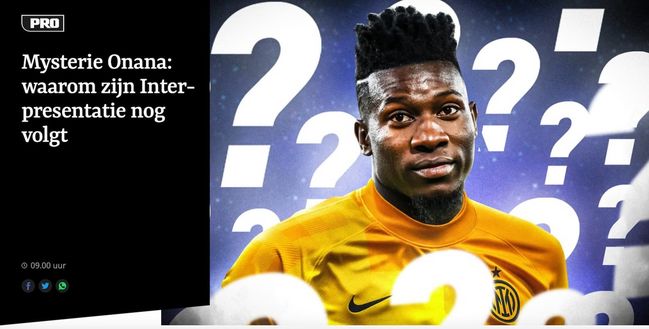 Inter, in Olanda: “Onana? Mistero annuncio”. Agente: “Affare fatto? Più o meno”- immagine 2