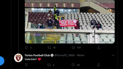 I disegni in cambio delle maglie di Belotti e Sanabria. E il Toro: “Volentieri!”