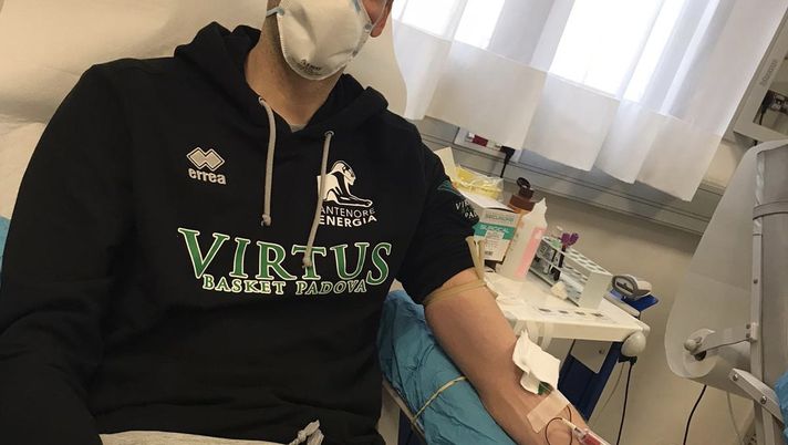 Antenore Energia Virtus, gesto da capitano di Schiavon: &#8220;Donare il sangue è semplice e non rischioso&#8221; 