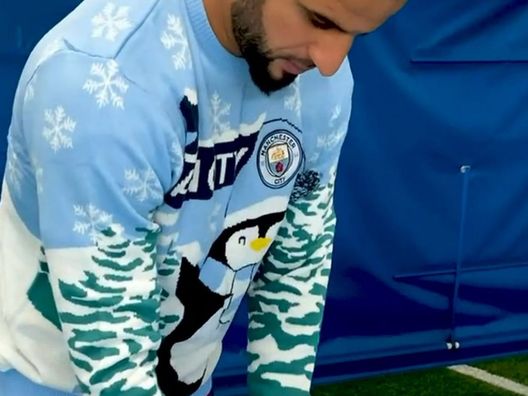 Kyle Walker Foden (Instagram Manchester City) Kyle Walker Foden (Instagram Manchester City)