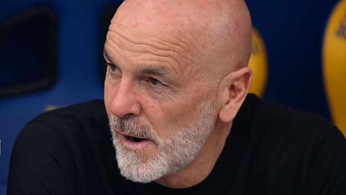 Stefano Pioli AC Milan Verona-Milan 1-3 Serie A 2023-2024