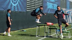 GALLERY Gli azzurri preparano il big match contro l’Inter in campionato