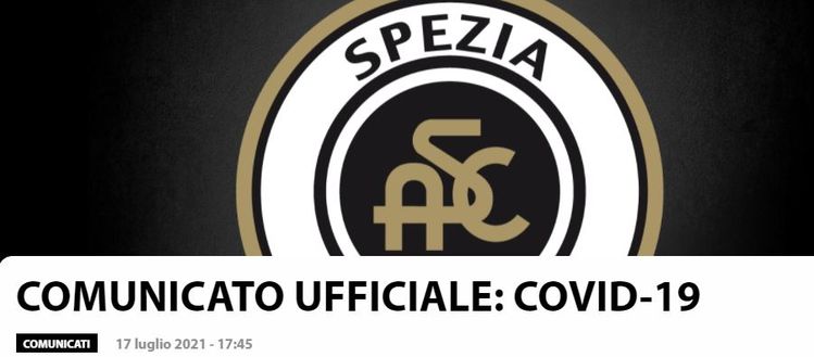 UFFICIALE / Spezia, sette casi di covid19 nel gruppo squadra: attività sospese- immagine 2