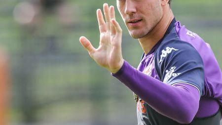 GERMOGLI PH: 19 LUGLIO 2021 MOENA TR RITIRO ESTIVO DELLA FIORENTINA CALCIO ALLENAMENTO POMERIGGIO  NELLA FOTO VLAHOVIC
