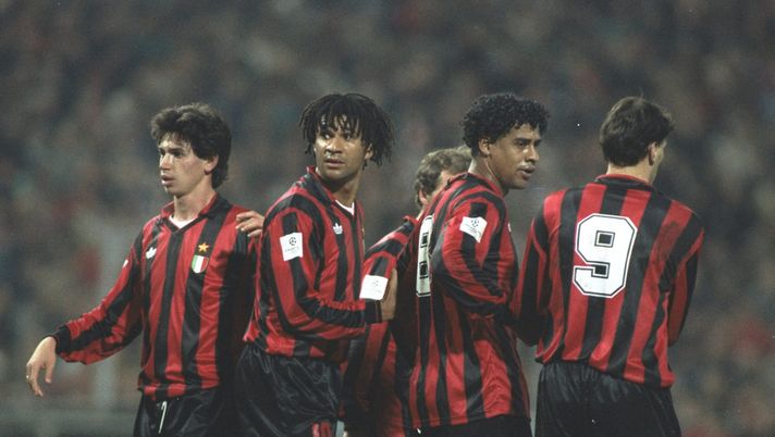 Il Milan di Arrigo Sacchi e Fabio Capello (getty images)