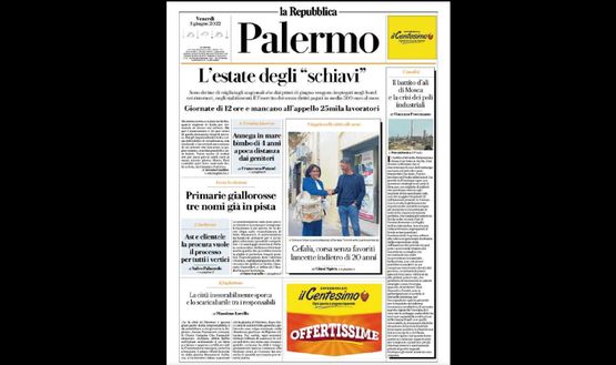 Prima Pagina, La Repubblica-Palermo: “Ast e clientele, la procura vuole il processo” Prima Pagina