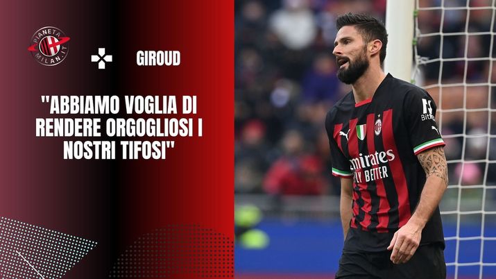 intervista Olivier Giroud AC Milan Milan-Sassuolo 2-5 Serie A 2022-2023