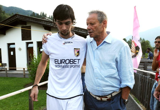 Javier Pastore e Maurizio Zamparini Pastore