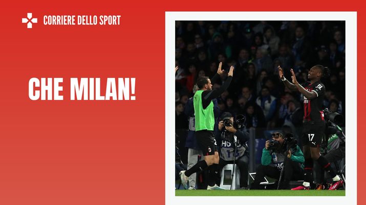 Rafael Leao esultanza Napoli Milan