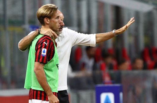  Lucas Biglia e Stefano Pioli (credits: GETTY Images) 
