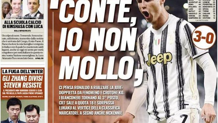 Tuttosport, la prima pagina di oggi, martedì 23 febbraio 2021 Tuttosport, la prima pagina di oggi, martedì 23 febbraio 2021