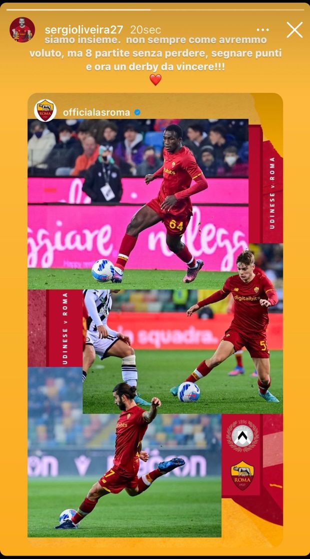 Oliveira: “Otto partite senza perdere. Ora un derby da vincere”- immagine 3