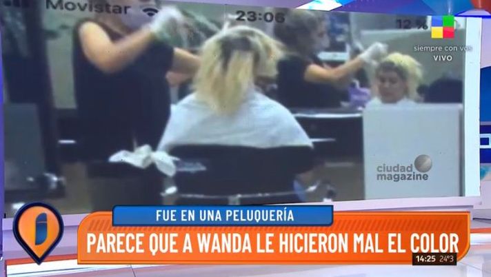 Tutto per un parrucchiere…Wanda Nara beccata in Argentina con le radici dei capelli…arancioni! - immagine 1