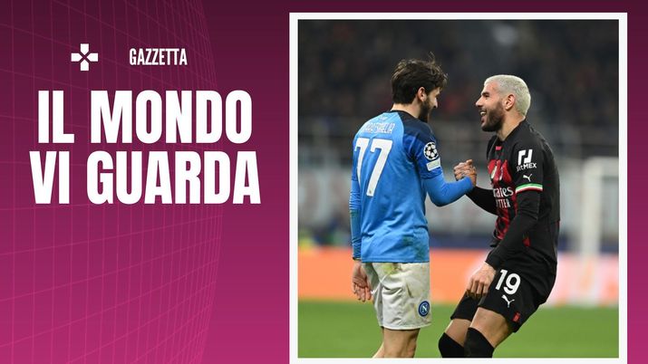 Kvaratskhelia Theo Hernández Milan-Napoli 1-0 Champions League 2022-2023