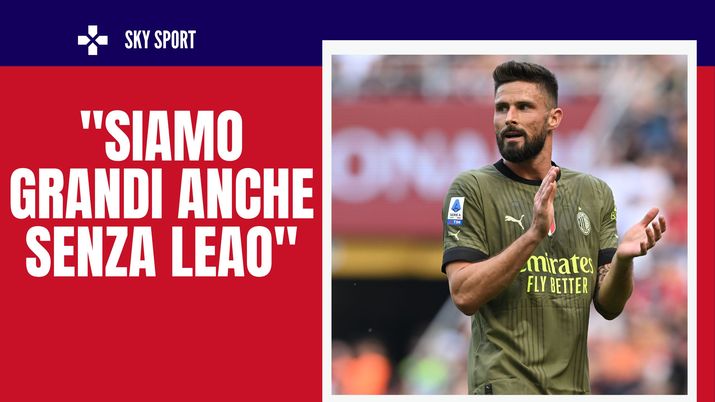 Olivier Giroud, attaccante del Milan (getty images)