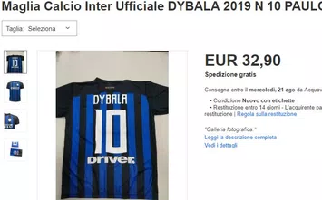 Maglia dybala inter online