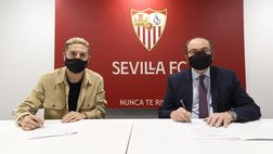 Siviglia, il patron Castro accoglie Gomez: “Gli ho detto di portarci un’altra coppa. Io e Monchi balliamo la Papu dance”