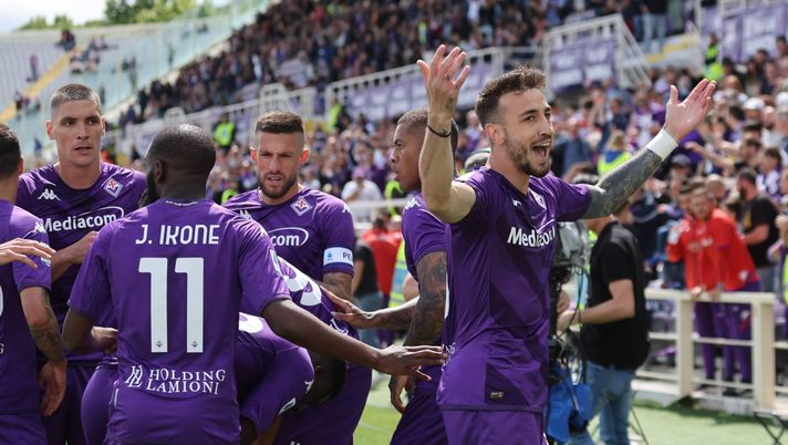 GERMOGLI PH: 14 MAGGIO 2023 FIRENZE STADIO ARTEMIO FRANCHI CAMPIONATO SERIE A FIORENTINA VS UDINESE
NELLA FOTO GOL ESULTANZA CASTROVILLI Castrovilli incanta anche con le parole: “Non desistere mai dai tuoi sogni” - immagine 1