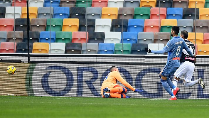 Pereyra, Udinese. Goal all'Atalanta 
