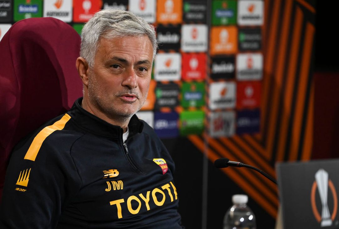 Mourinho e Mancini in conferenza stampa in vista di Roma-Salisburgo – FOTO GALLERY - immagine 13