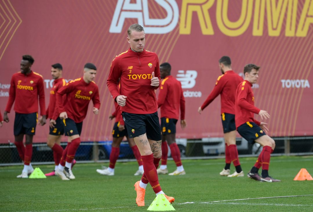 Roma, ultimo allenamento prima del match contro la Cremonese – FOTO GALLERY - immagine 31