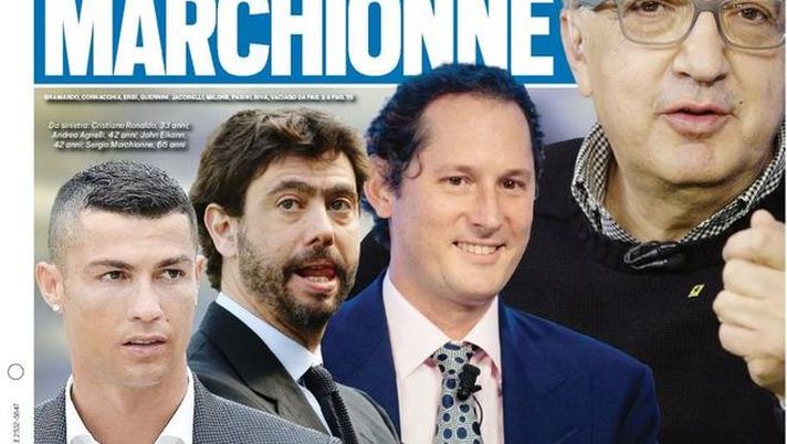 Prima Pagina, Tuttosport: “Grazie Marchionne. Vidal, tweet Inter. Atalanta, eurotest superato…” Prima Pagina, Tuttosport: “Grazie Marchionne. Vidal, tweet Inter. Atalanta, eurotest superato…”