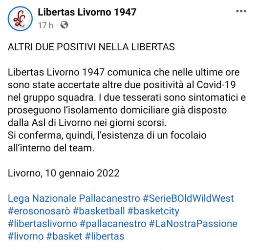 Basket, derby di Livorno alle vie legali? Libertas “Non siamo codardi, abbiamo seguito i protocolli”- immagine 2