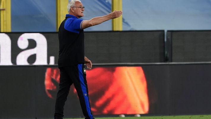 GENOA, ITALY - JUNE 28: Claudio Ranieri, Manager of UC Sampdoria during the Serie A match between UC Sampdoria and Bologna FC at Stadio Luigi Ferraris on June 28, 2020 in Genoa, Italy. (Photo by Chris Ricco/Getty Images) GENOA, ITALY - JUNE 28: Claudio Ranieri, Manager of UC Sampdoria during the Serie A match between UC Sampdoria and Bologna FC at Stadio Luigi Ferraris on June 28, 2020 in Genoa, Italy. (Photo by Chris Ricco/Getty Images)