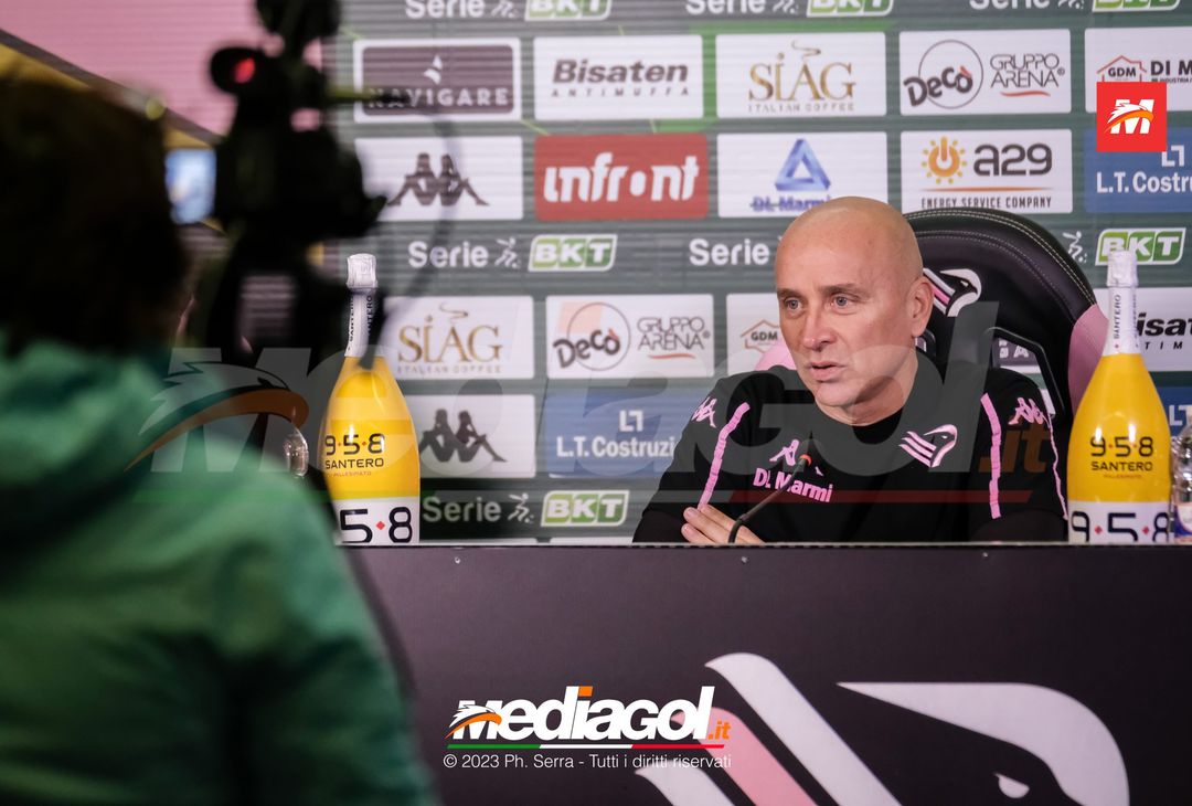 FOTO PALERMO, verso il Bari: Mister Corini in sala stampa (Gallery) - immagine 11