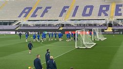 FOTO VN – Il Lech Poznan “testa” il campo del Franchi