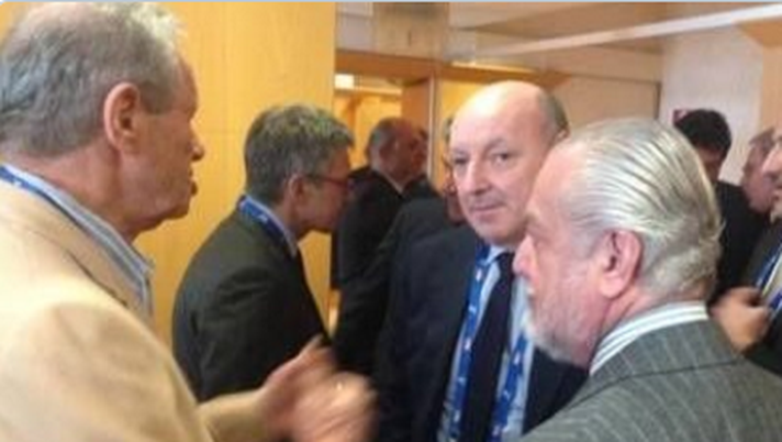 Zamparini a colloquio con Marotta e De Laurentiis - Foto: GianlucaDiMarzio.com  Zamparini a colloquio con Marotta e De Laurentiis - Foto: GianlucaDiMarzio.com