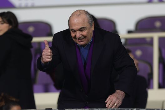 FLORENCE, ITALY - FEBRUARY 01: Rocco Commisso president of ACF Fiorentina during the Coppa Italia Quarter Final matcy between Fiorentina and Torino at Stadio Artemio Franchi on February 1, 2023 in Florence, Italy. (Photo by Gabriele Maltinti/Getty Images) Fogli: “Ringrazio Commisso. Amrabat? Un lottatore, giusto riaccoglierlo”- immagine 2