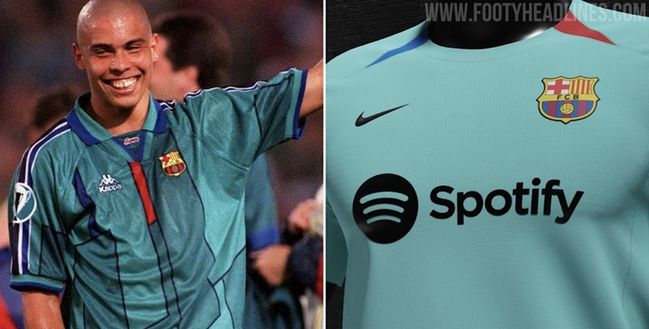 Barça, possibile ritorno del verde menta su terza maglia prossima stagione- immagine 2