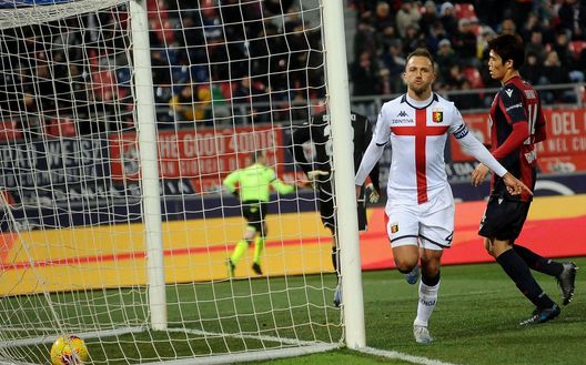 Criscito subito dopo il rigore che ha chiuso la partita Criscito subito dopo il rigore che ha chiuso la partita