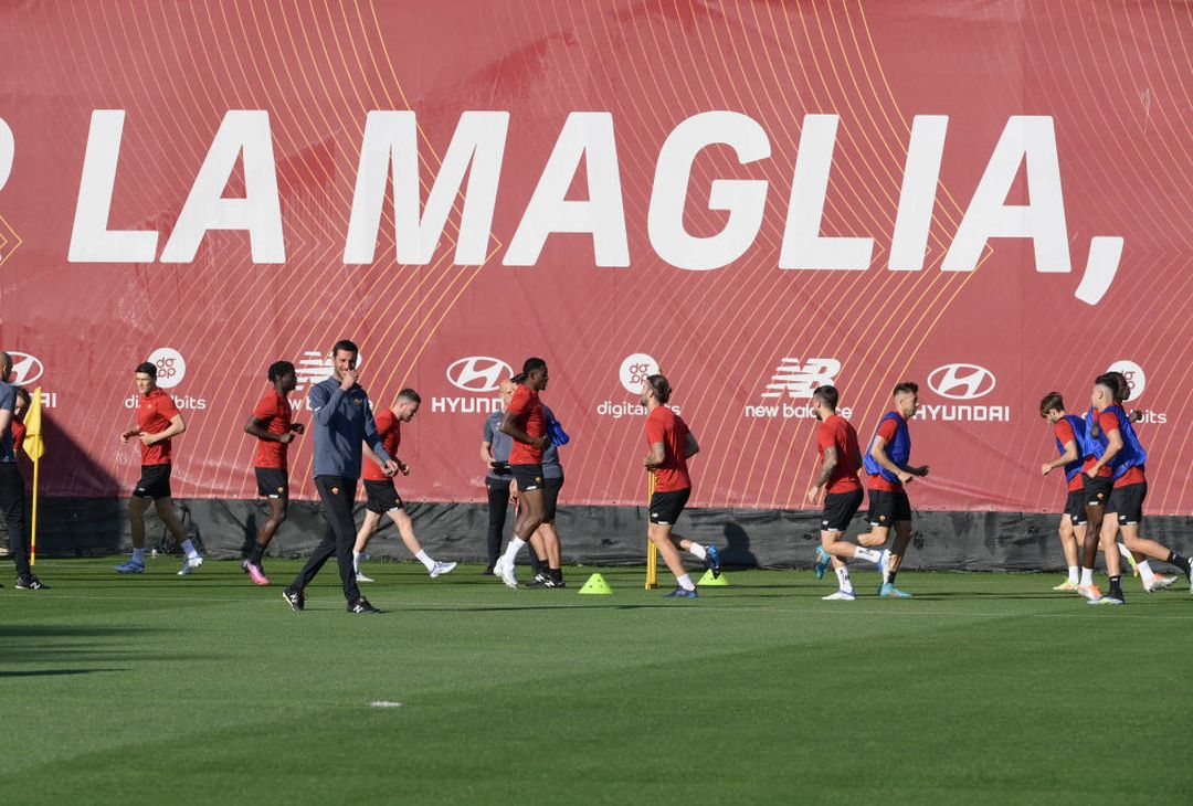 Roma, allenamento di rifinitura in vista del Bologna – FOTO GALLERY - immagine 8