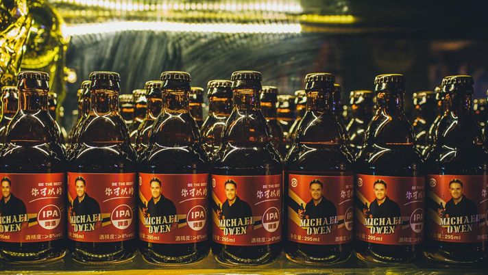 Ecco la Michael Owen beer... 
