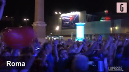VIDEO Italia, tifosi in festa! Da Roma a Milano, tutti pazzi per gli Azzurri