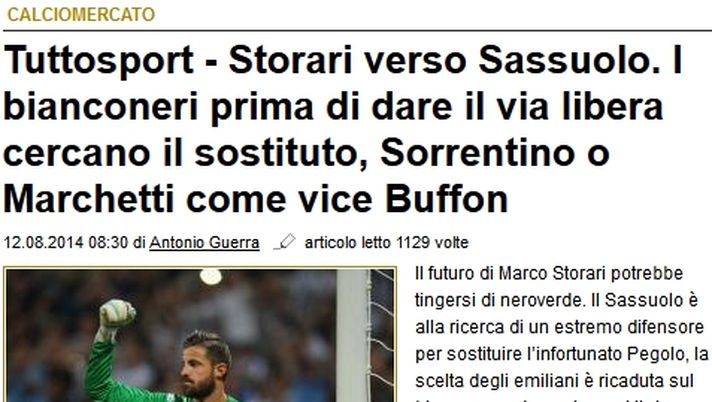 BOMBA BUFFON, RIMANE ALTRI 2 ANNI - immagine 1