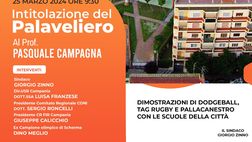Il Palaveliero cambia denominazione: sarà intitolato al Prof. Pasquale Campagna
