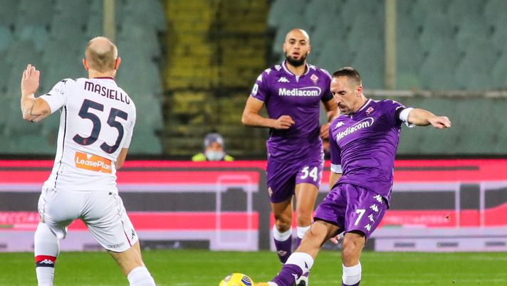 GERMOGLI PH: 7 DICEMBRE 2020 FIRENZE STADIO ARTEMIO FRANCHI SERIE A FIORENTINA VS GENOA NELLA FOTO RIBERY 