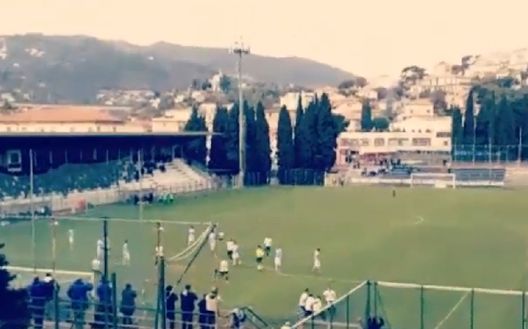 Un derby a Imperia nel 2015 nelle serie minori rispetto alla D Un derby a Imperia nel 2015 nelle serie minori rispetto alla D