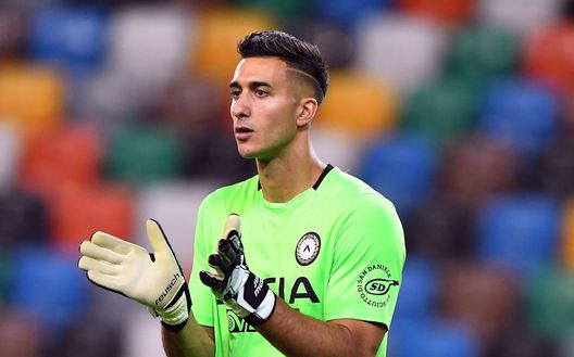 Il portiere dell'Udinese Juan Musso Il portiere dell'Udinese Juan Musso