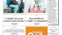 Prima Pagina, La Repubblica-Palermo: “Sul filo della zona rossa. Contagi al limite, oggi la decisione”