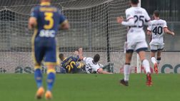 Battaglia sotto la pioggia e Verona a intermittenza. Col Cagliari è 1 a 1
