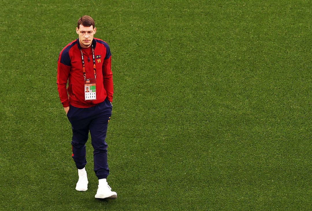 La Roma sul prato della Puskas Arena. Domani la finale – FOTO GALLERY - immagine 55