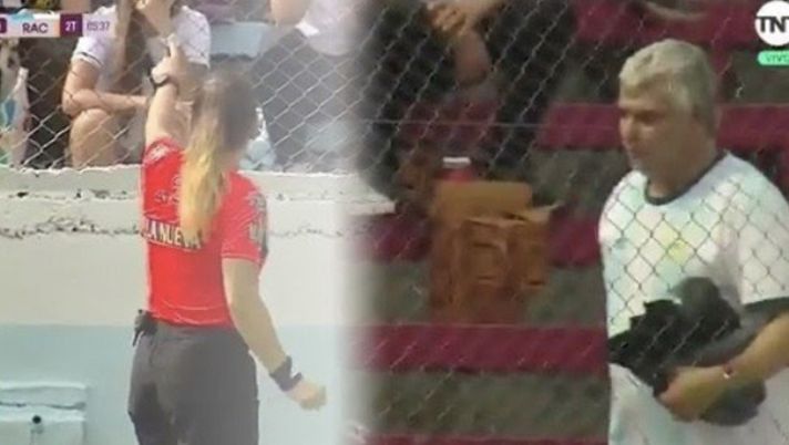 L’arbitro espelle il tifoso... L’arbitro espelle il tifoso...